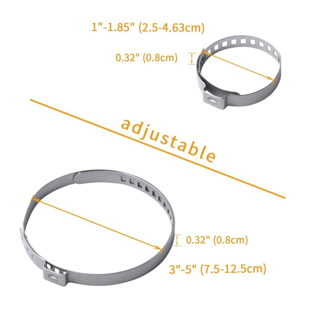 OGE 8 PCS Universal Car CV Boot Clamps