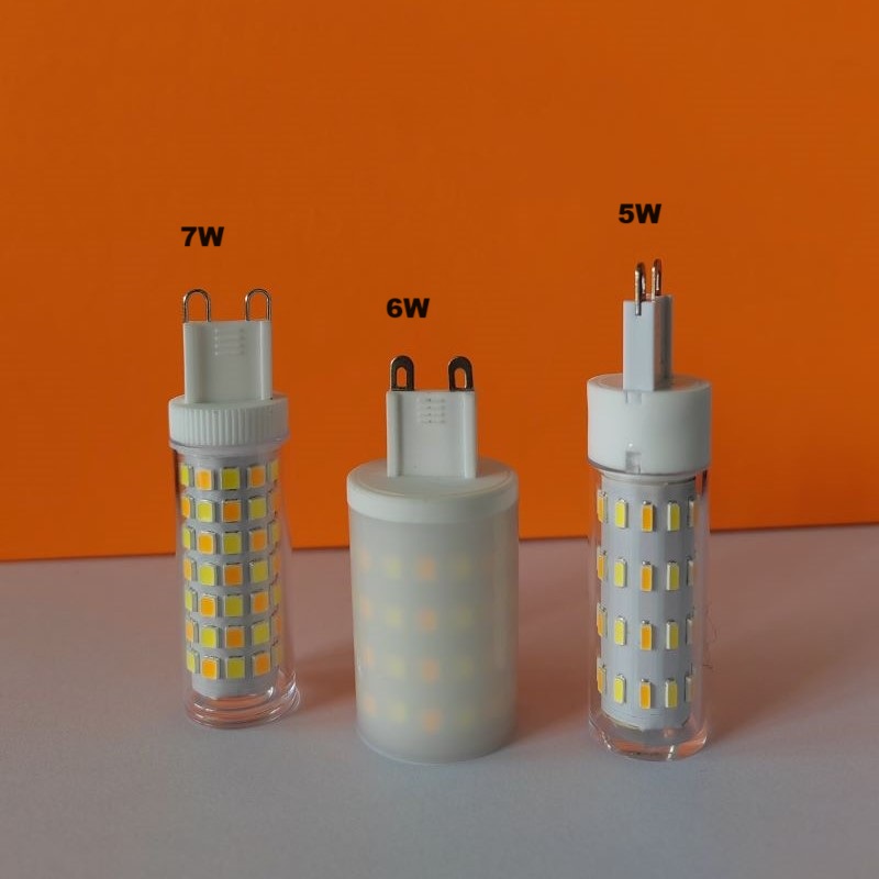 Tuya G9 luz inteligente regulable 2700K-6500K G9 WiFi 5W 6W 7W bombilla LED lámpara inteligente 230V compatible con Alexa Google Home Control de voz: 9 ud