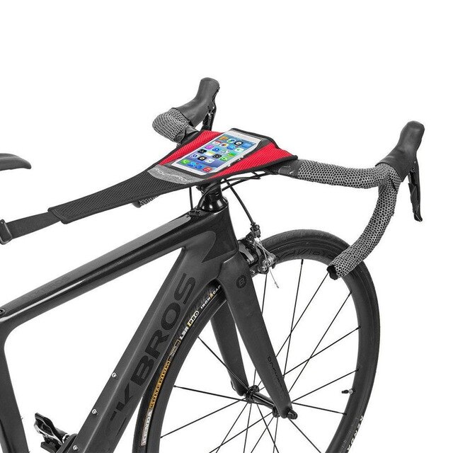 ROCKBROS Road Mountain Bicycle Sweat Cover Waterproof Bike Turbo Trainer Sweat Absorb Guard Strap Net Cover Bicycle Accessories: D23-2BR 1pcs