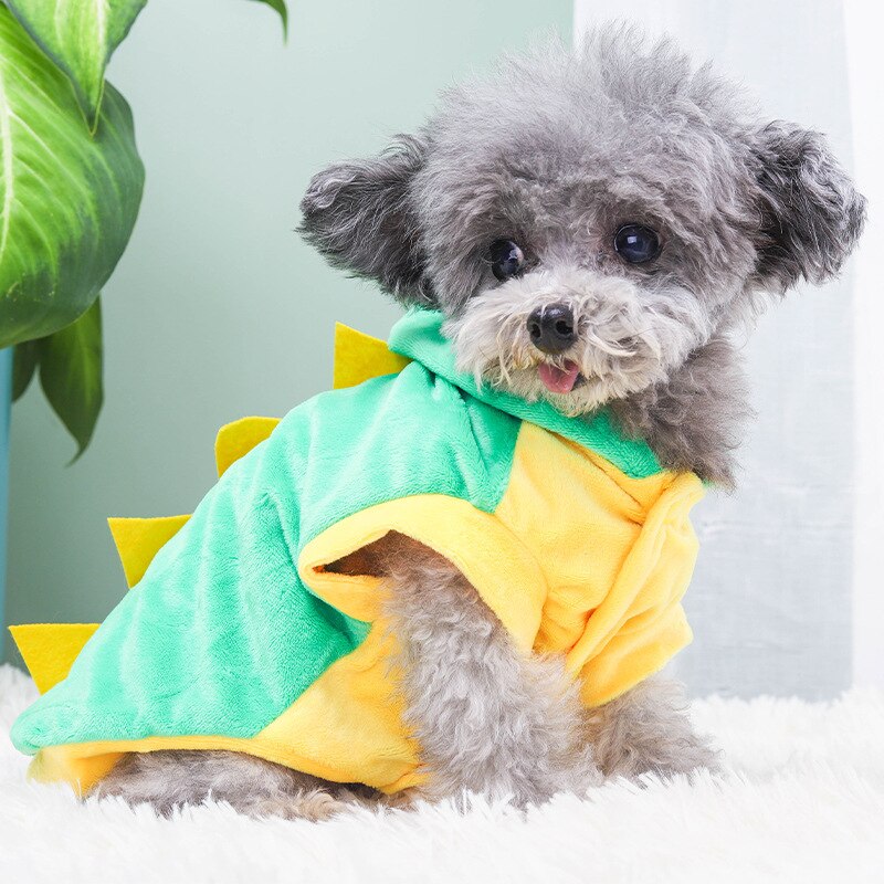 Pet Dog Funny Kleding Dinosaurus Kostuums Teddy Bichon Kleren Schattige Puppy Kleding Kat Kleding