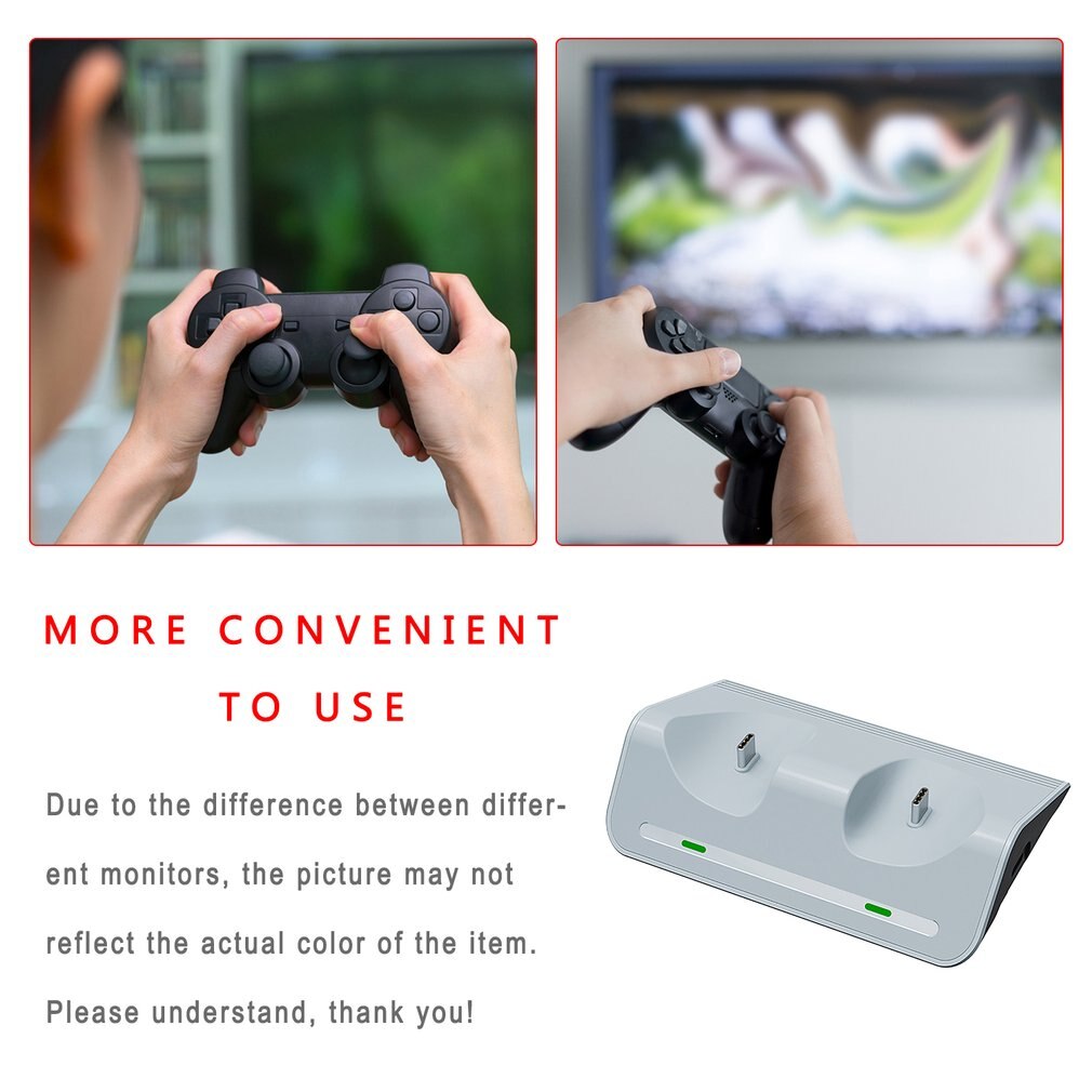 Game Handle Charging Base Charging For 4 Hours Triangular Structure Game Safe And Reliable Controller Accessories For PS5