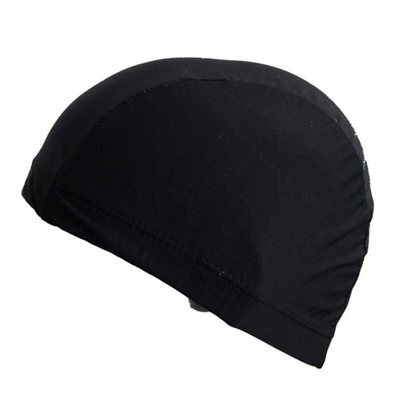 Casquette de sport en plein air en polyester de couleur unie: black