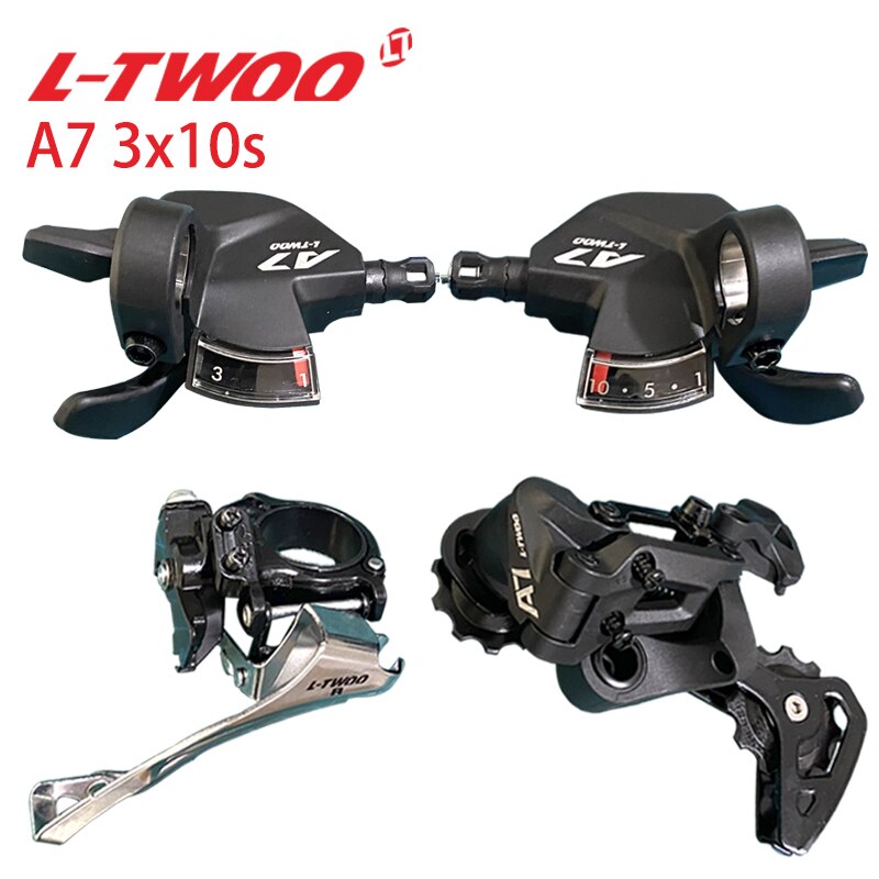 LTWOO A7 3X10 30 Speed Derailleurs Groupset Shifter + Rear Derailleur + Front Derailleur For MTB Bike 10V Rear Switchs: A7 3X10S Groupset