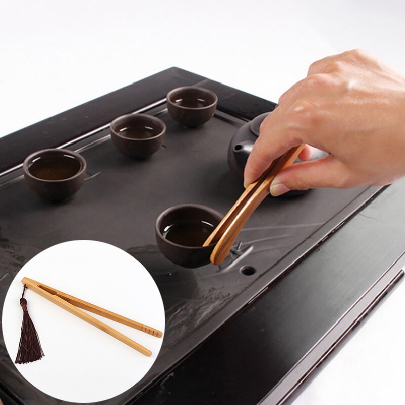 1pcs bamboo solid wood tea holder tea cup holder anti-scalding tea set tea ceremony accessories