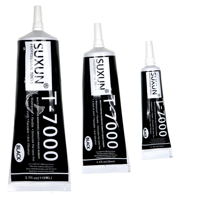 110ml t-7000 more powerful epoxy resin adhesive T7000 black liquid super sealant mobile phone touch screen maintenance