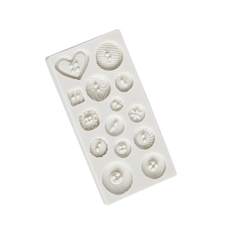 Siliconen mal in de vorm van een knoop, diy fondant taartdecoratiemal, chocolade fudge voor keuken, bakgerei, accessoires