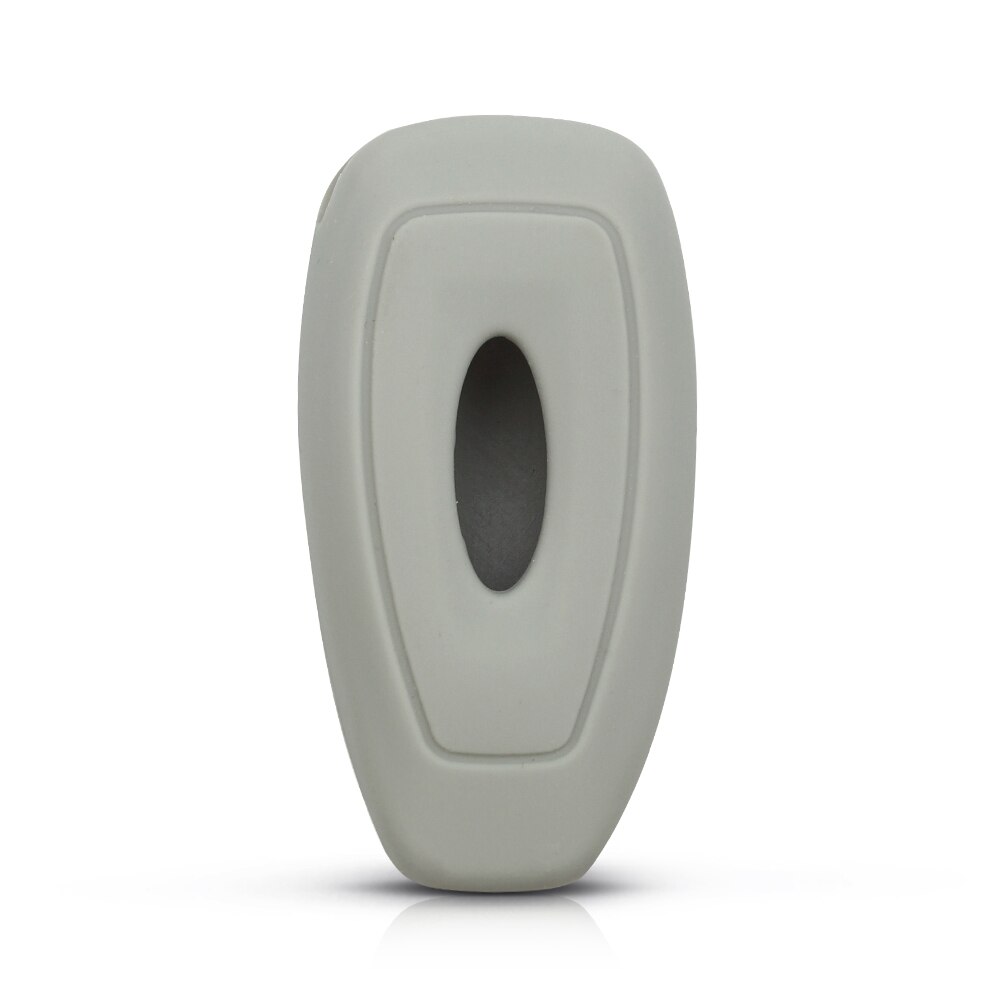 KEYYOU Replacement Silicone Cover Car Key Case For Ford Mondeo Fiesta Kuga Focus Ecosport Titanium Fob Remote Key Case Protector