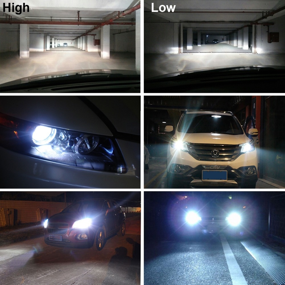 Safego Bixenon H4 versteckt Scheinwerfer Ersatz Für Auto Motorrad Xenon Bausatz DC 35W 55W H4-3 Hallo Lo Bi -Xenon Lampen 4300K 6000K Weiß