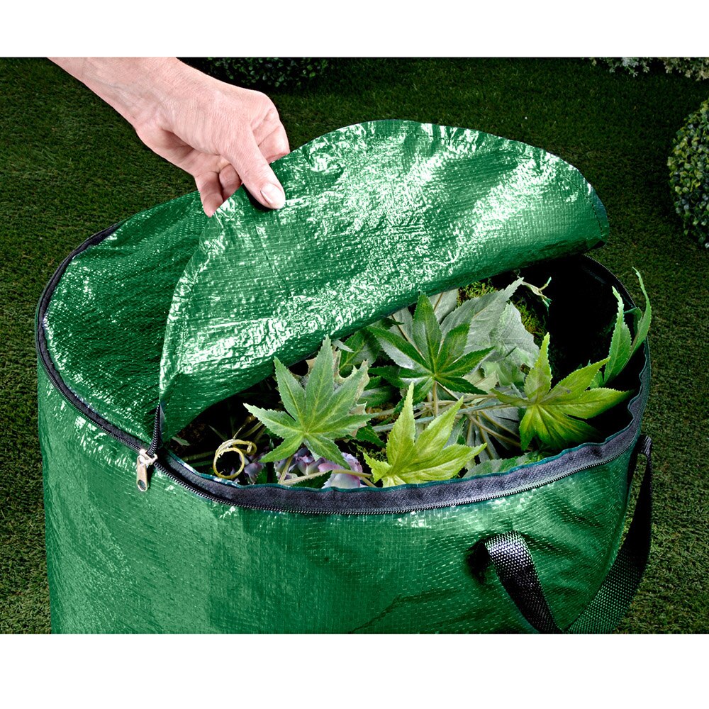 Organic Waste Kitchen Garden Yard Compost Bag Environmental PE Cloth Planter Kitchen Waste Disposal Organic Compost Bag