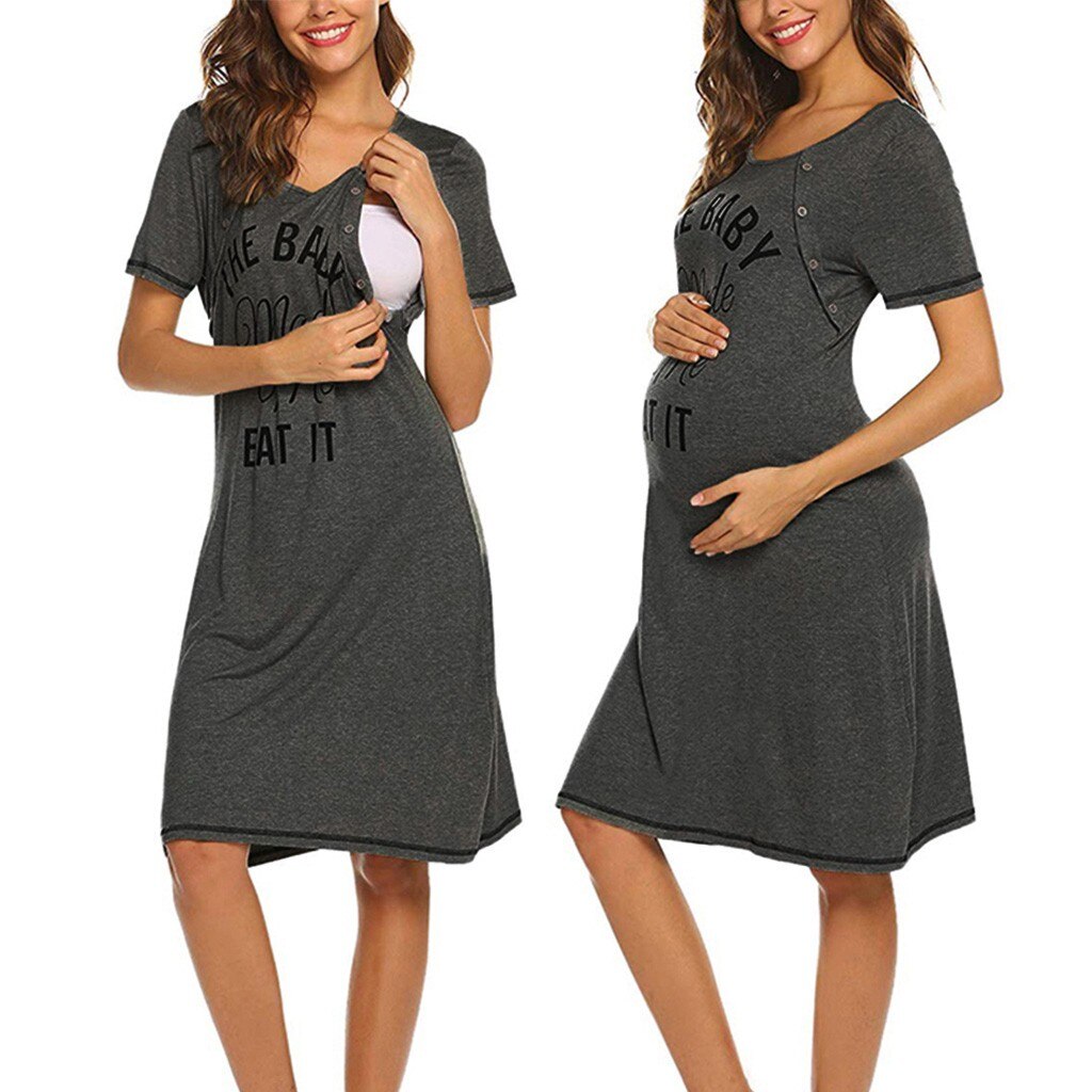 Jurk met luipaardprint, voor zwangerschap en borstvoeding luipaard | Voedingskleding Fashion