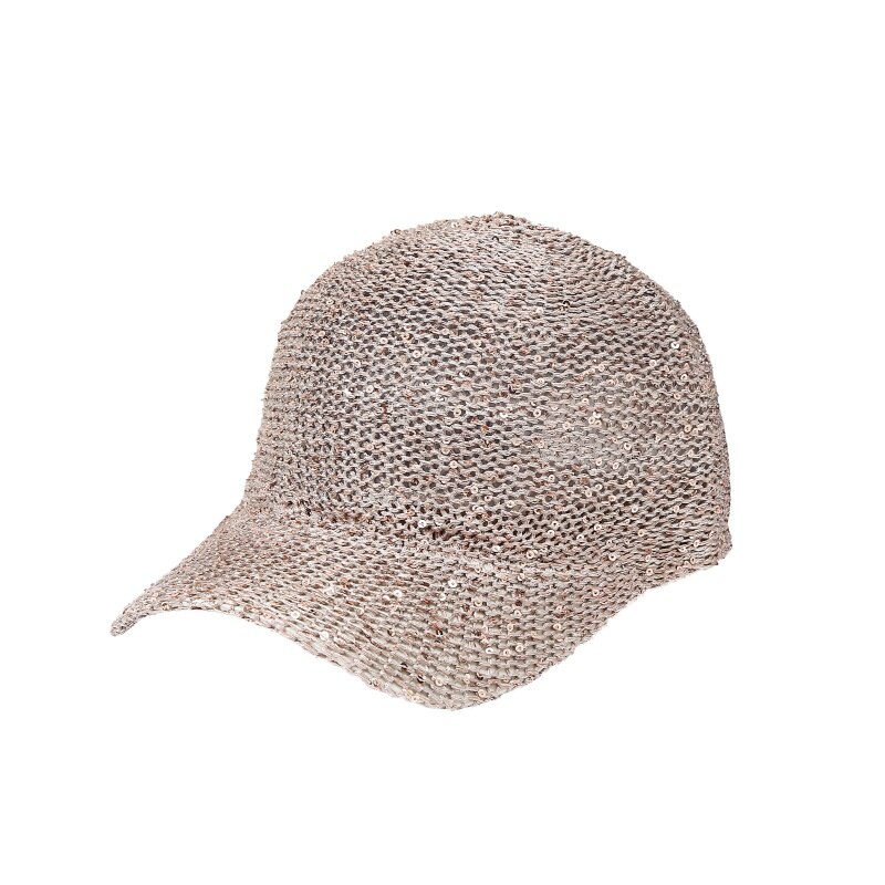 Sport baseball pet katoenen bling ster bedrukt geborduurde hoed sportkleding hiphop hoed outdoor zonnebrandcrème ademend mesh pet: Khaki