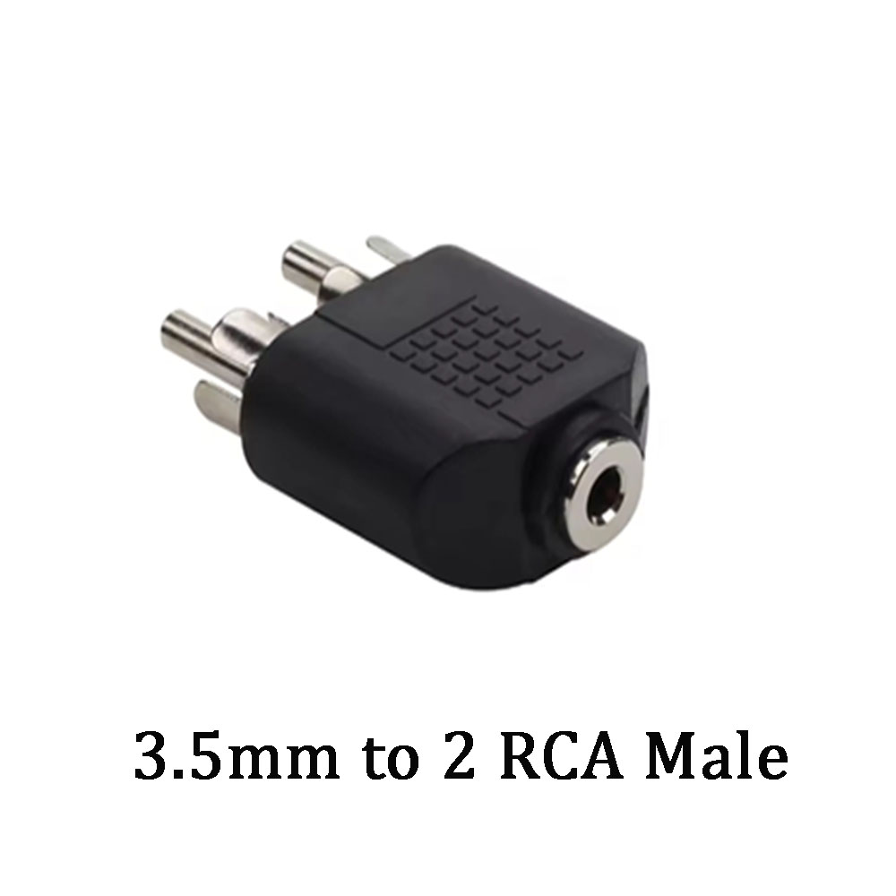 RCA-Kabel, 3,5-mm-Klinkenstecker, Stereo-Audiokabel auf 2 RCA-Buchse, Buchse auf Stecker auf Kopfhörer, AUX-Y-Adapter für DVD-Verstärker: Lavendel