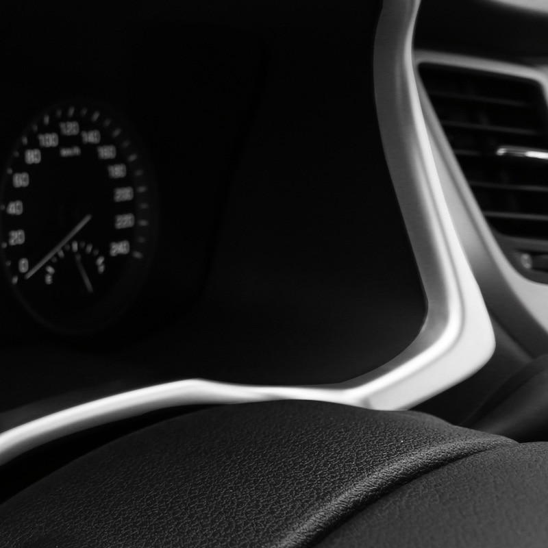 per hyundai tucson, cornice cromata per pannello strumenti interno, modanatura, cornice, stile auto