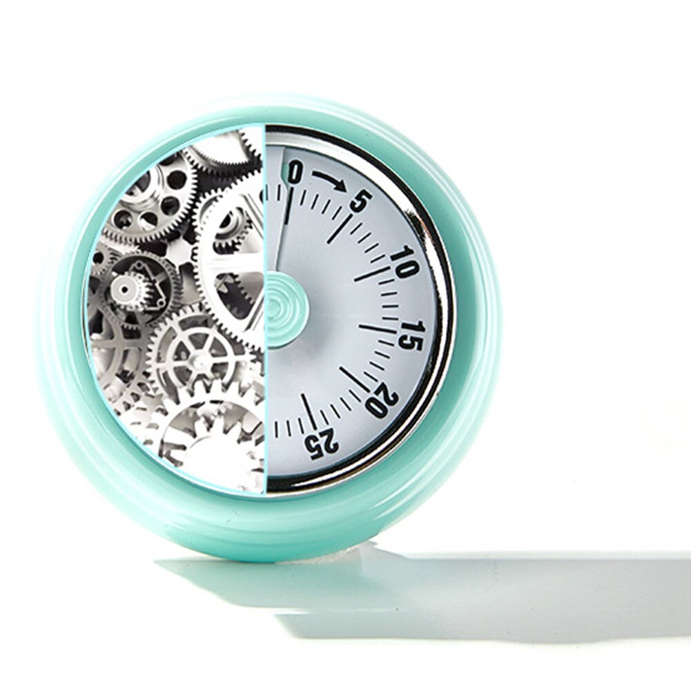 Portable Mechanical Clockwork Digit Count Down Practical Large Dial Retro Kitchen Timer Multi Use Reminder Magnetic Bottom