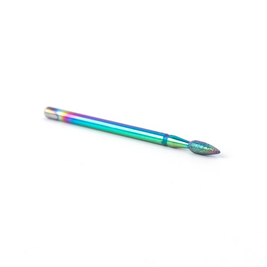 Stz 1pc regnbue neglebor til elektrisk boremaskine fræser hårdmetal keramisk neglefilsliber manicure værktøj  #1514-2