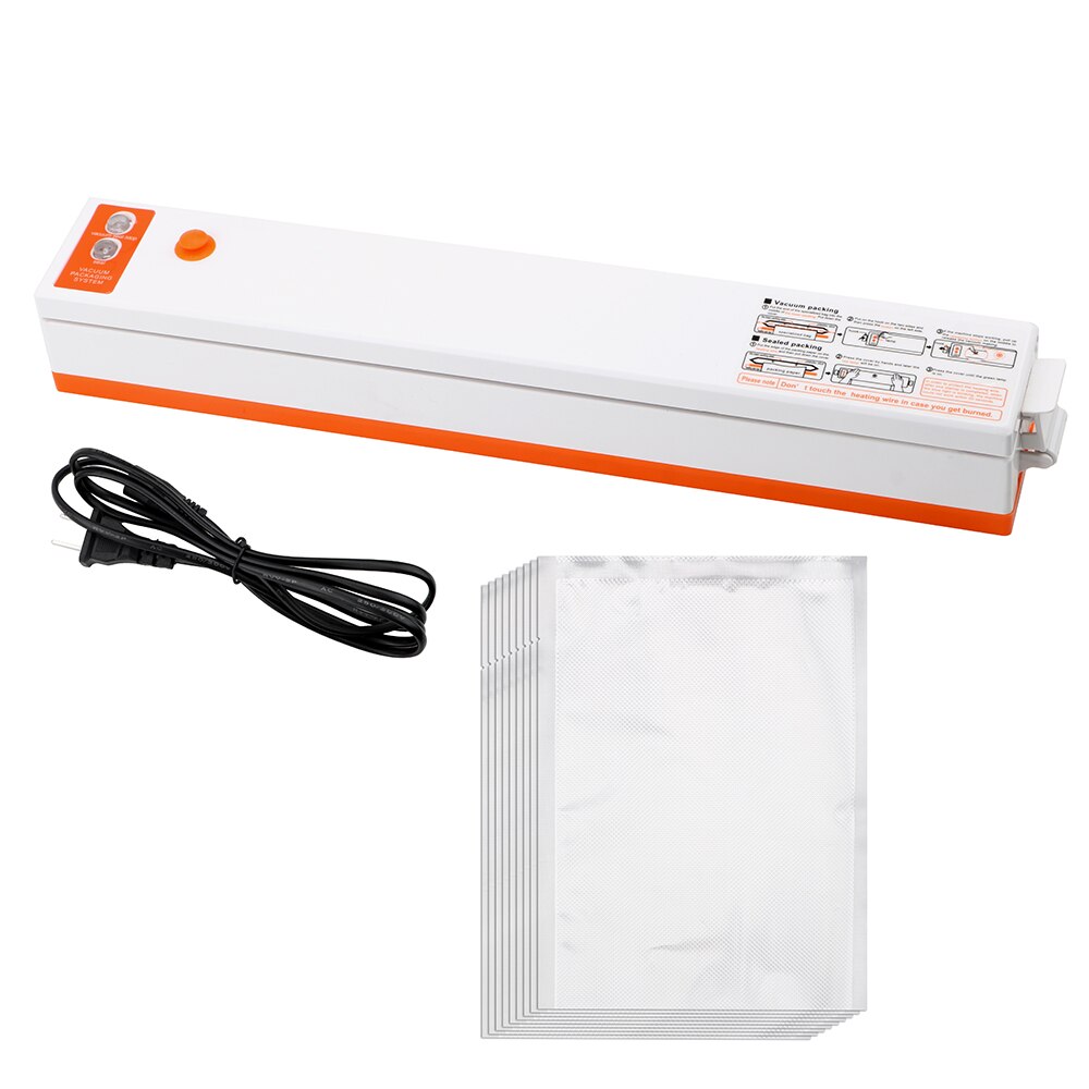 Portable EU Plug/ US Plug Film Sealer Vacuum Packaging Machine Household Food Vacuum Sealer: US Plug