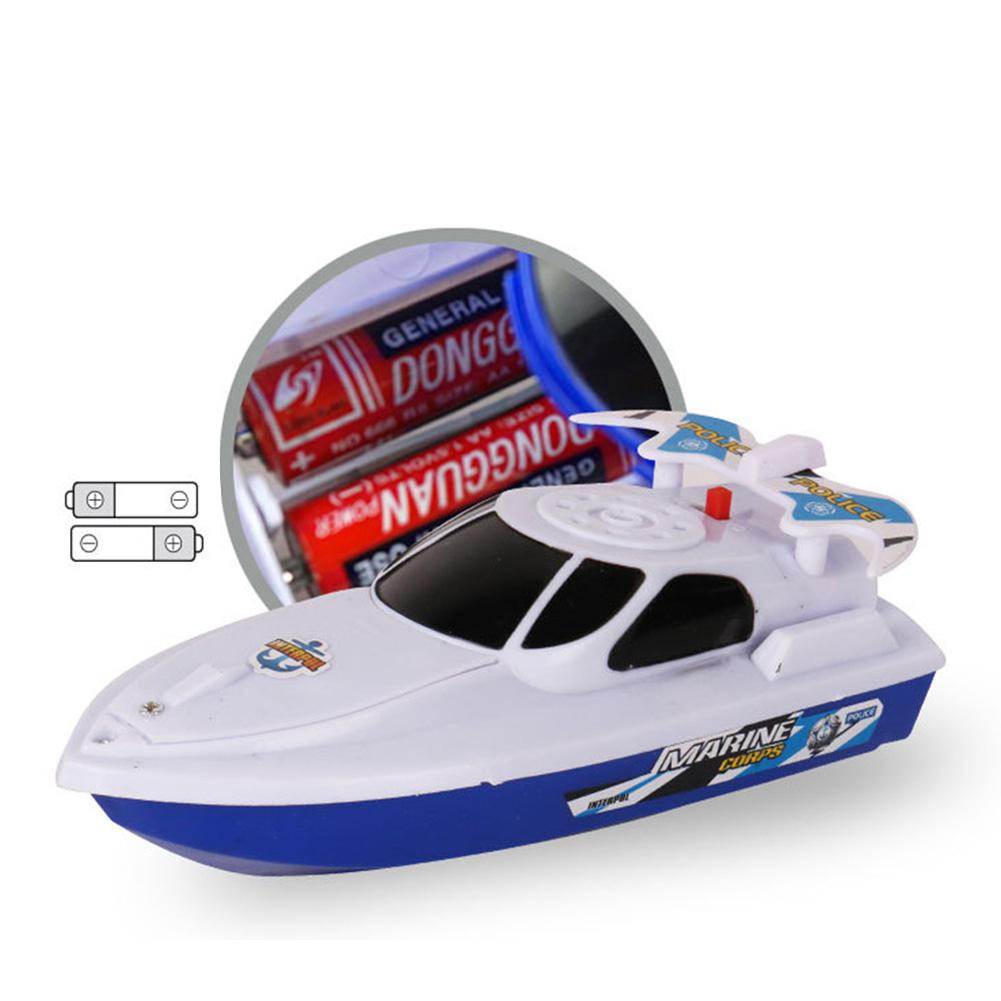 Boat Ship Model Toy Float in Water Summer Shower Bath Toys for Children Boys: white