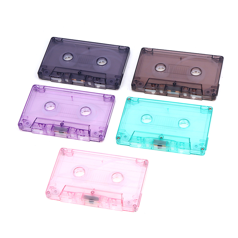 1pc Farbe leere Band hülle Audio- aufnahme Kassetten Band Schale leere Rolle zur Rolle Kassette (kein innerer Kern und äußehe Kasten)