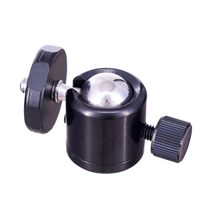 Mini Ball Head 1/4" Screw Mount 360 Swivel Bracket Aluminum Metal Stand Holder for DSLR Camera Tripod Accessories