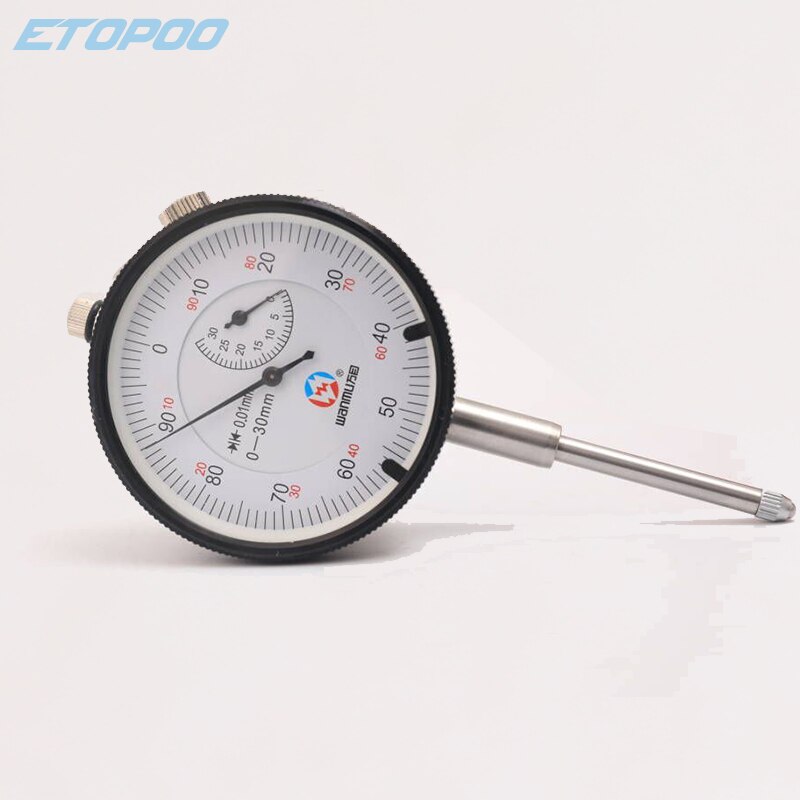 High precision Wanmu brand 0-10mm/0-30mm Dial Indicator Gauge Meter Precise Resolution 0.01mm Concentricity Test