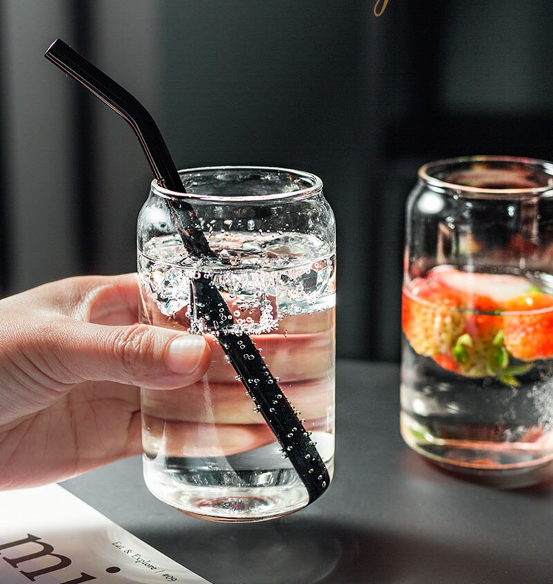 4 stk cola dåse formet glas, drikkeglas