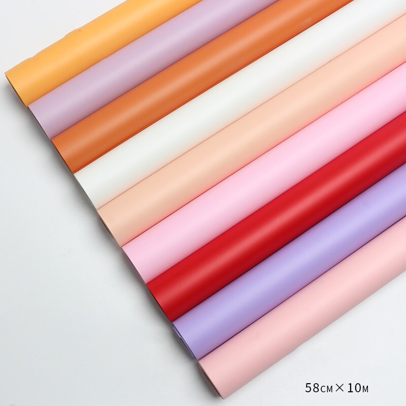 58 cm x 10m bloemen inpakpapier rol effen bloemen inpakpapier bloemen opp papier verpakkingsmateriaal