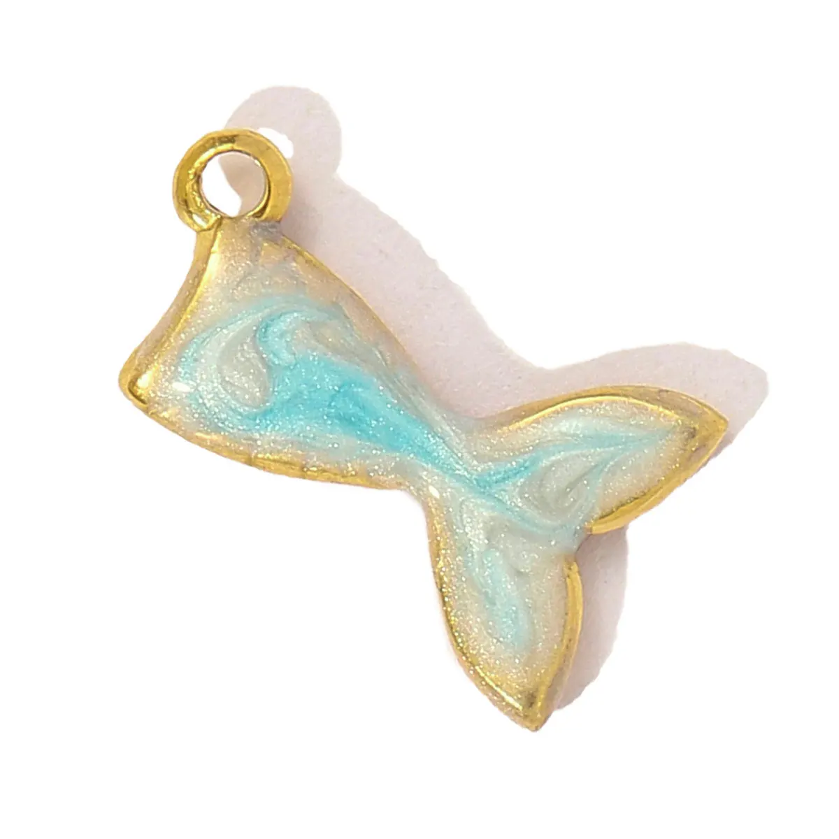 3 teile/los Edelstahl Fisch Knochen Meerjungfrau Schwanz Armbinde DIY Charme Frauen Hülse Krabben Conch Halskette Anhänger Herz Liebe Schmuck