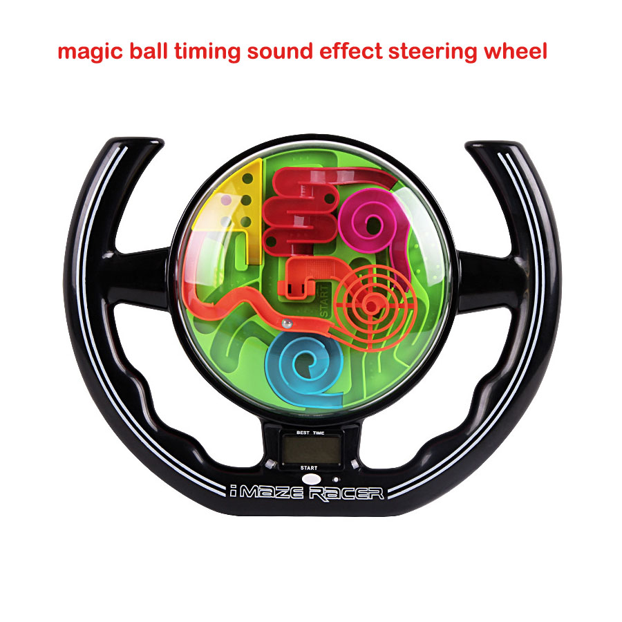 3D Di Puzzle Magico Labirinto Perplexus Interattivo Gioco del Labirinto, 99-299 Sfide IQ Balance giocattoli Educativi per Bambini e Adulti: steering wheel ball3