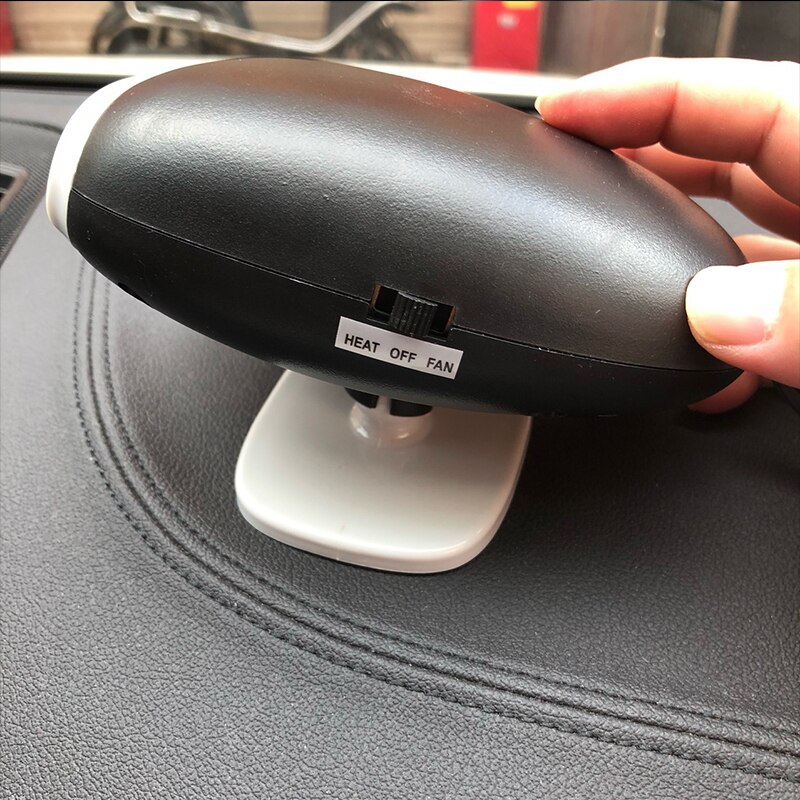 Bærbar bil bilvarmer opvarmning defroster 12v 150w elektrisk varmeblæser opvarmning forrude defroster demister