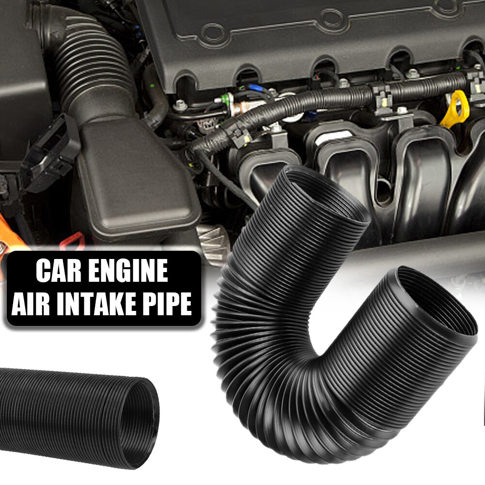 76MM Universal- Luft Aufnahme Rohr Kalt Luftführung Universal- Futter Schlauch Rohr flexibel Auto Änderung Rohr Mit Stecker & braket