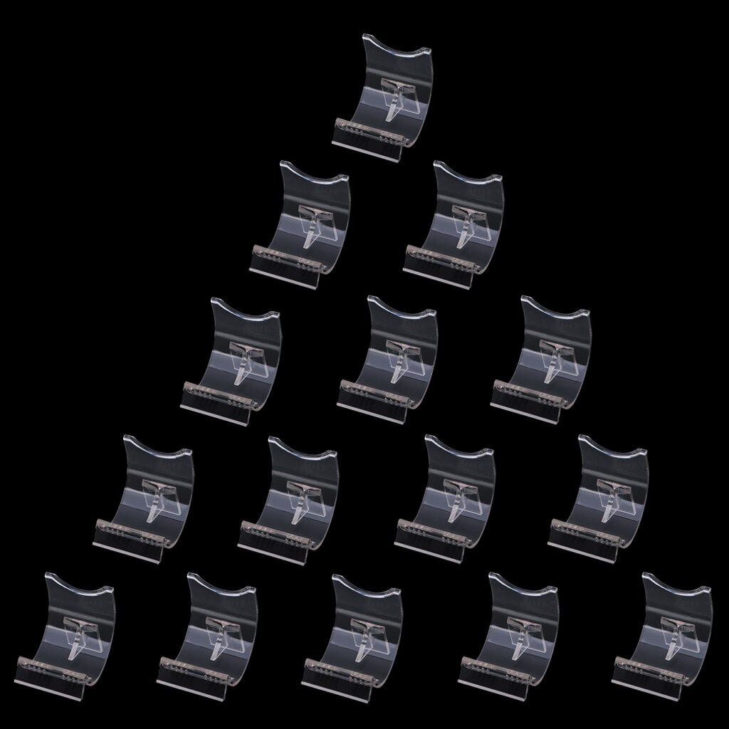 Soporte claro de acrílico para mechero de 15 Uds soporte claro soporte exhibidor para mecheros accesorios duraderos para cigarros