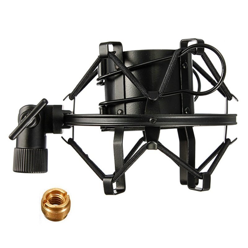 Universal Studio Recording Microphone Shock Mount Holder Condenser Mic Clamp Clip Stand Shockmount Mike Suspension Spider