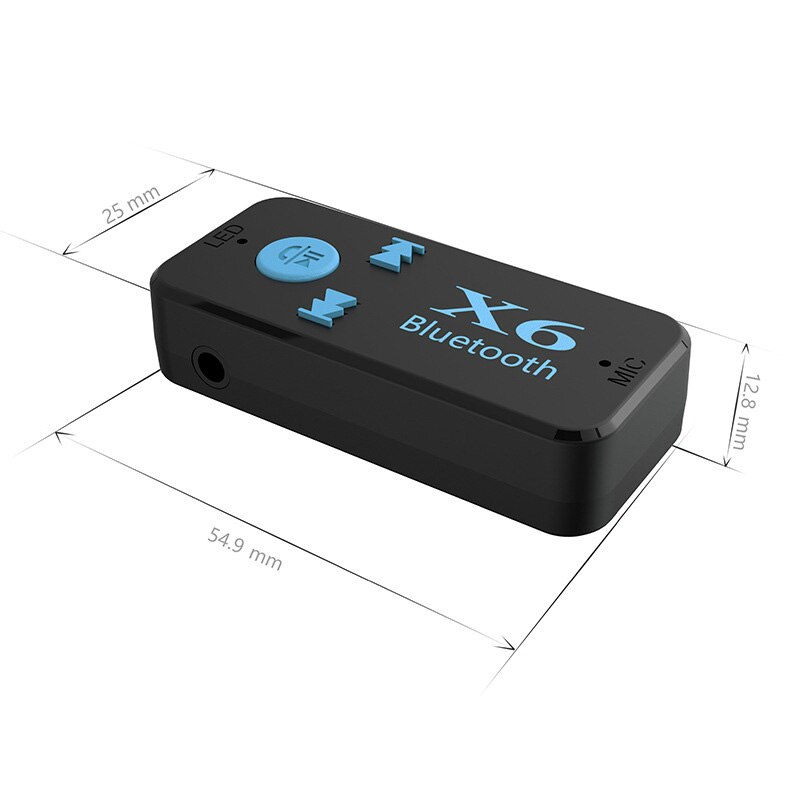 ABDZ -X6 HandFree Adapter Bluetooth Receiver Auto Car Bluetooth Aux Kit Music 3.5mm o Stereo Bluetooth Car Kit Receiver