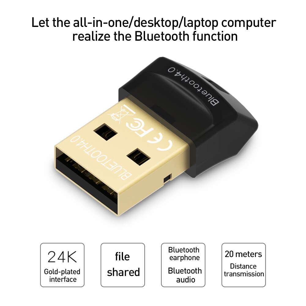 Mini USB Bluetooth Adapter Dongle CSR AptX Wireless Bluetooth 4.0 Adapter For PC Computer Audio Bluetooth Receiver Transmitter