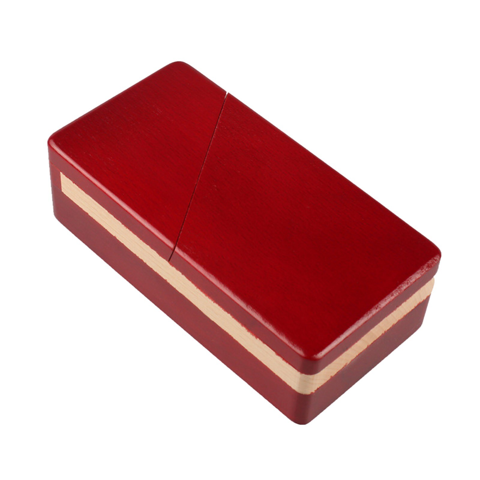 Valentine's Day Boxes Wooden Organ Boxes Unlocking Toys Small Puzzle Box: Red