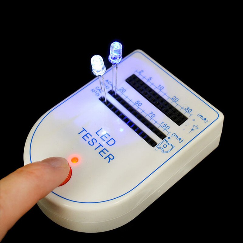 Top Mini Handheld 2~150mA LED Test Box Tester For Light-emitting Diode Lamp Bulbs