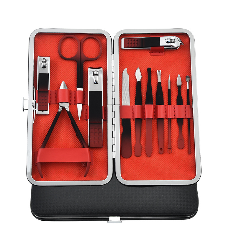 Manicure Pedicure Set Nail Cutter Pedicure Scissor Kits Nail Clipper Machine Fingernail Trimmer Manicure Tool Set: 12pcs nail clipper