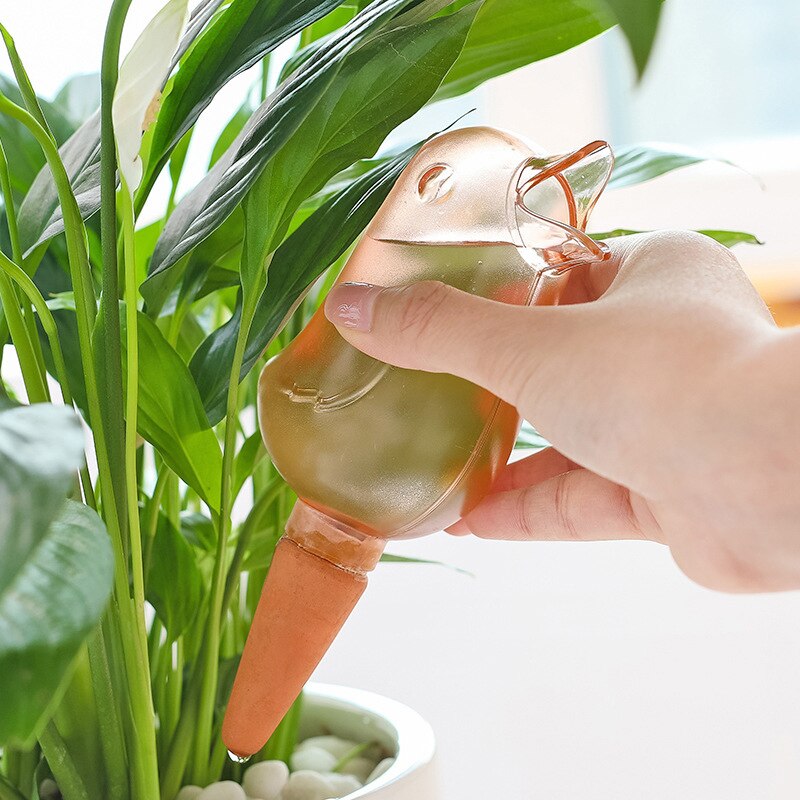 Automatiskt droppbevattningssystem lat växt krukväxt blomma automatisk bevattning anordning vattning vattenkokare lat trädgård vattning kit