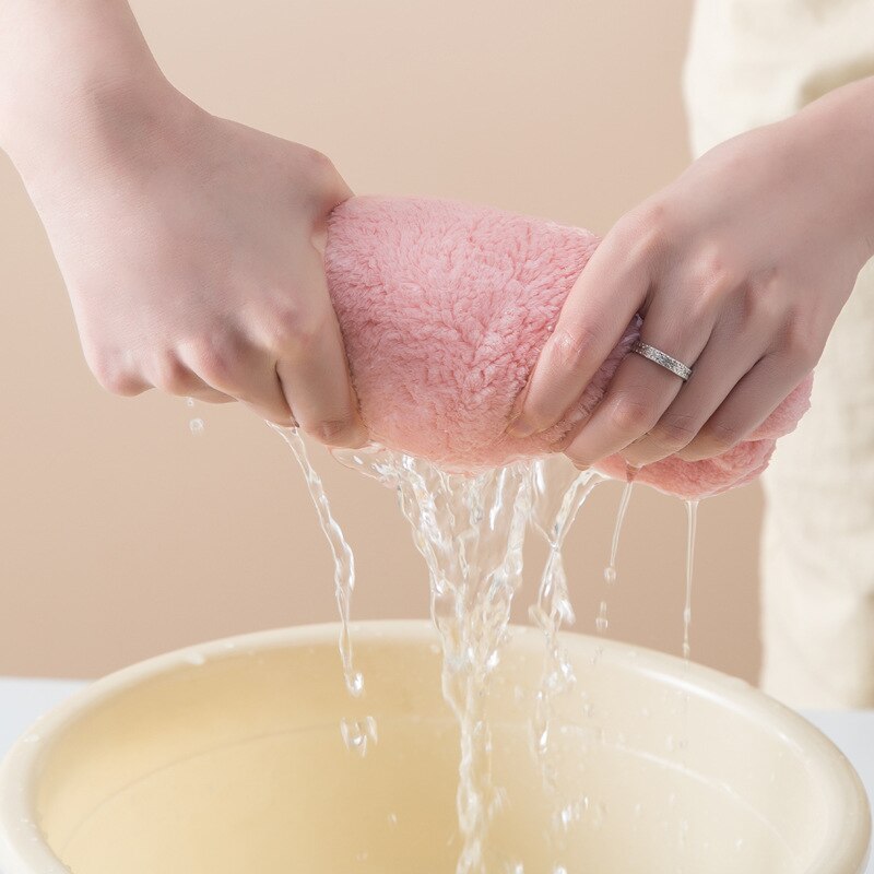 Toalla de microfibra para el pelo para mujer, Toalla de baño de secado rápido, superabsorbente, gruesa, para adultos, gorro de secado para cabello