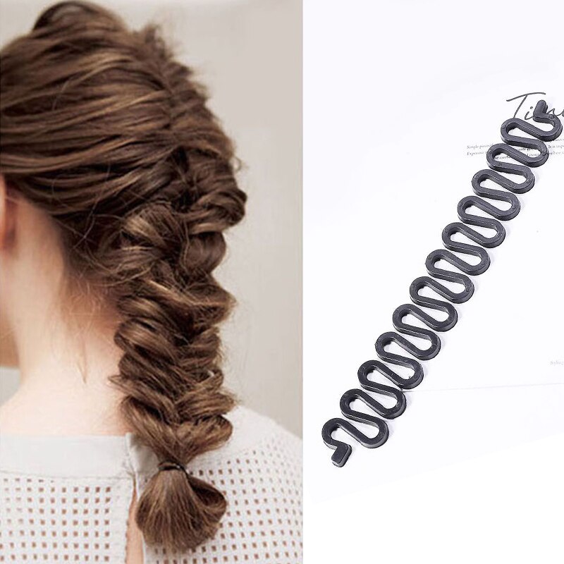 Knot Haar Clip Vrouwen Zomer Hoofdband Print Haarspeld Haarbanden Donut Bun Voormalig Maker Hair Styling Tools: 09