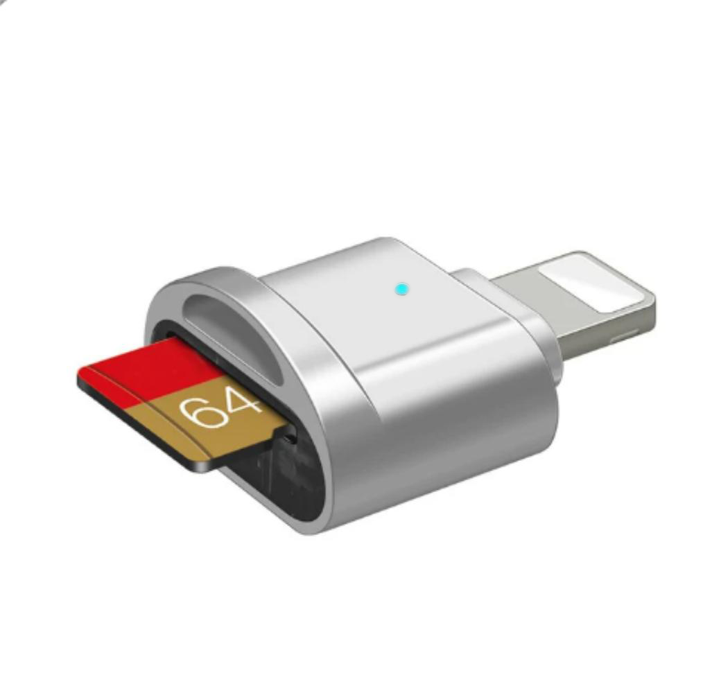 MINI SD TF Karte Apple Kartenleser Geeignet für iPhone iPad Verbindung Externe Erweiterung Speicherkarte OTG Speicherkartenadapter: Rot