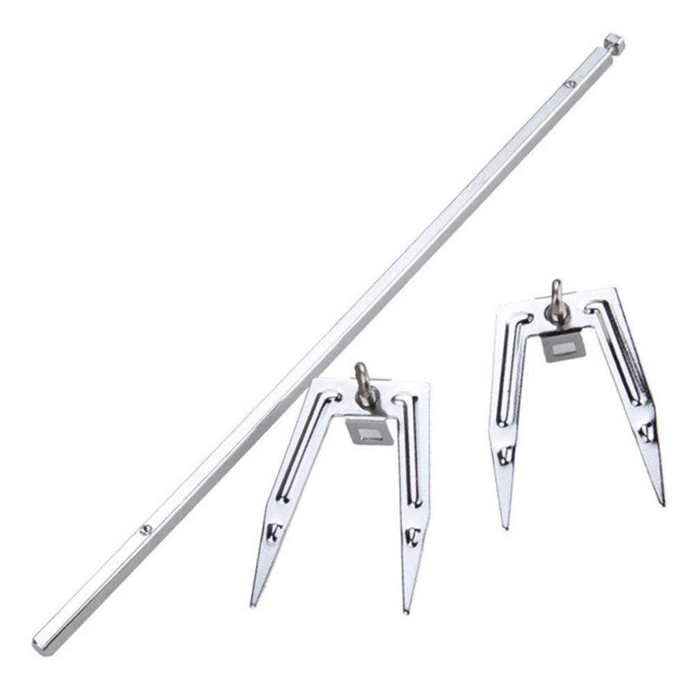 Oven Accessoires Rotisserie Gebruiksvoorwerp Rvs Gebraden Kip Spies Cook Bbq Gegrilde Kip Vork Rack Plank 38/41.5/45Cm