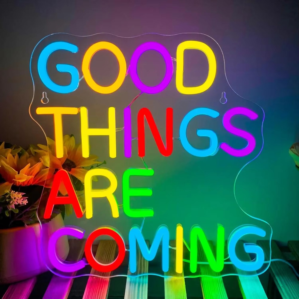 Today Is A Good Day Neon Sign - Encouraging Motivational Decor for Home, Office, or , Bright LED Light for Mood Boosting