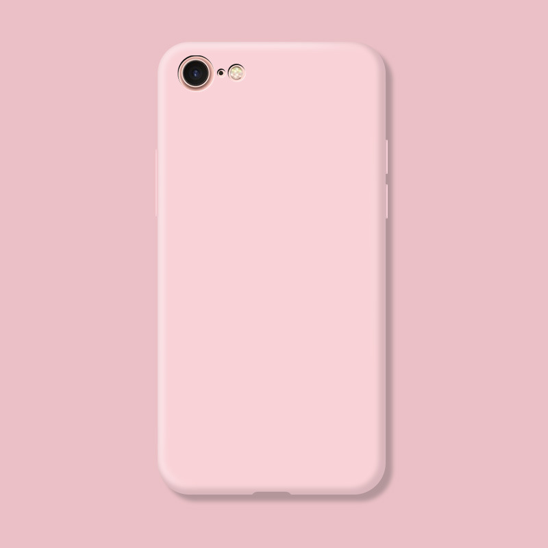 Case For iphone 7 8 SE Shockproof TPU Liquid Silicone Protective Phone Back Cover for iphone SE soft Case: Cotton Fabric / army green