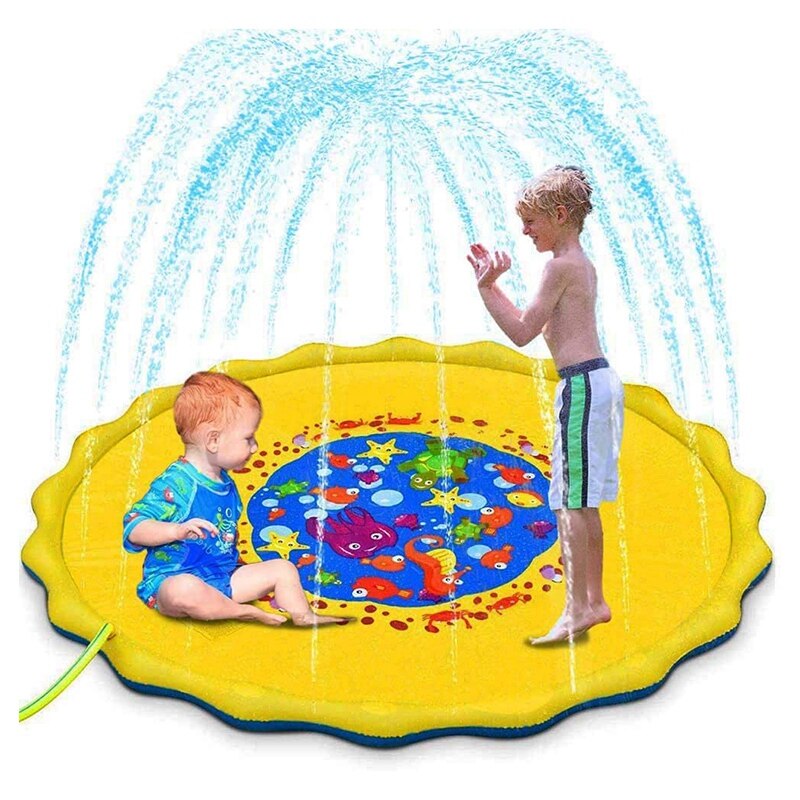 Splash Pad Sprinkler Zwembad Waternevel Pad Voor Baby Kinderen Zomer Spelen Strand Outdoor Tuin Gazon Sprinkler Kussen