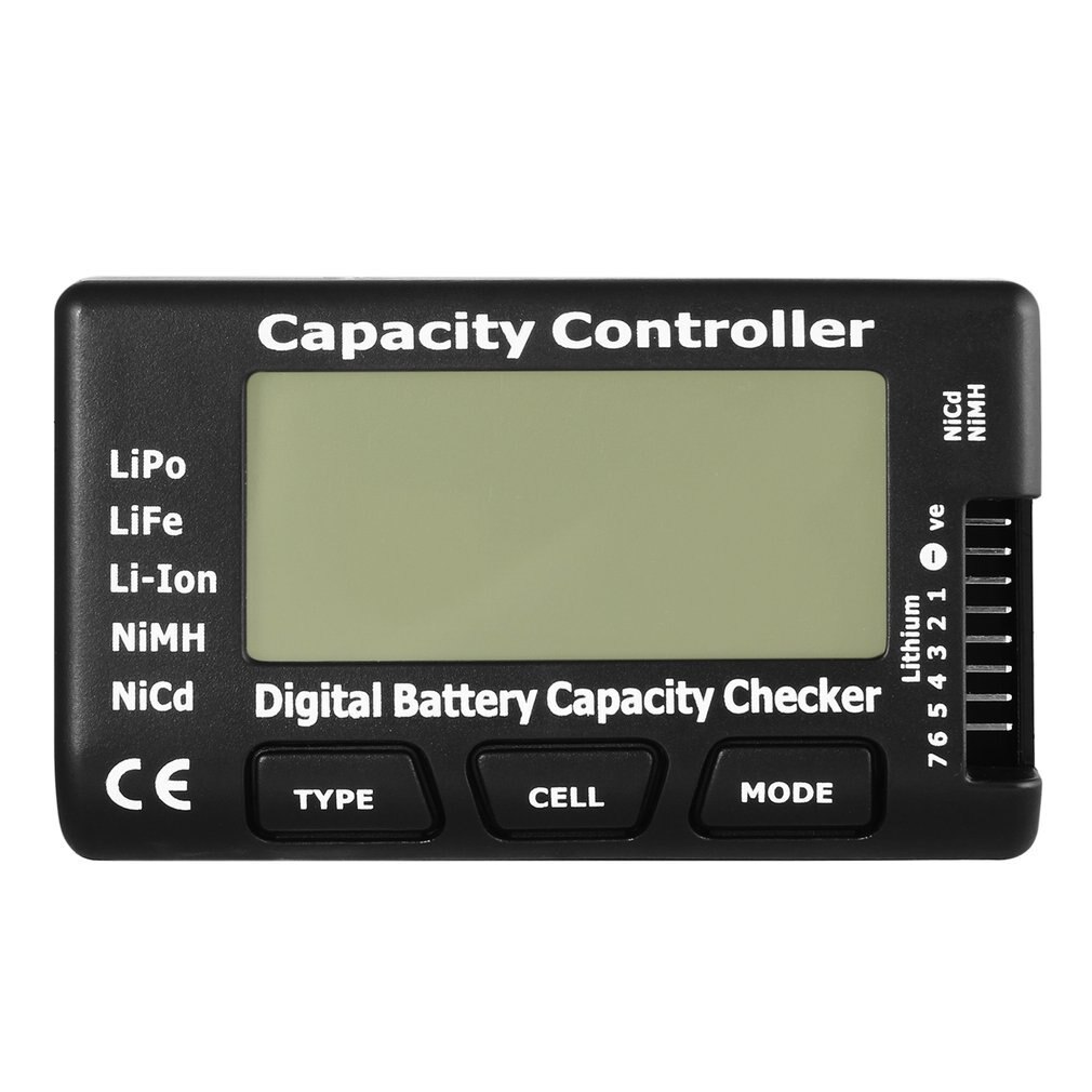 Universele rc-celmeter, -7 digitale celbatterijcapaciteitscontrole voor lipo life, li-ion, nicd, nimh-batterijspanningstester, controle