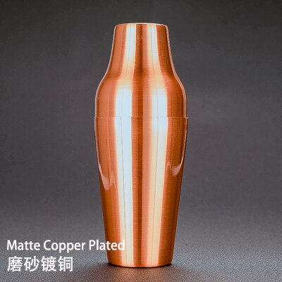 Parisienne Cocktail Shaker-Franse Stijl-20 Oz: Matte Copper Plated