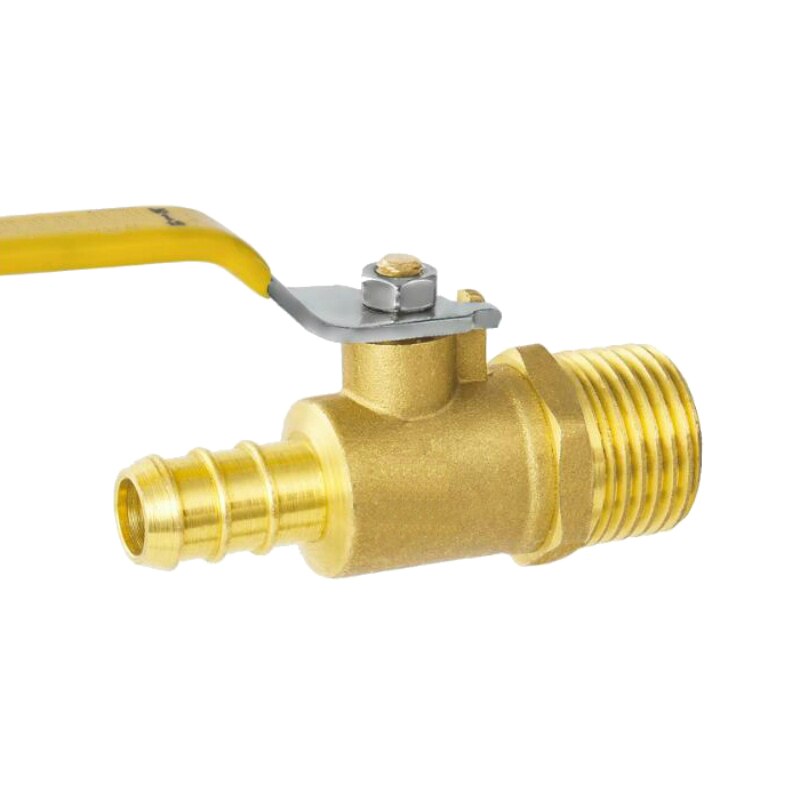 Válvula de bola de Gas de latón macho DN 15 (1/2 ") rosca BSP X 10mm 12 mm Tamaño de púa