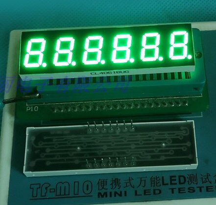 10pcs 0.4" 0.4in. Red GREEN BLUE WHITE LED Display 7 Segment Digit 5bit 5 bit Common ANODE Positive Digital Tube: PG Common anode
