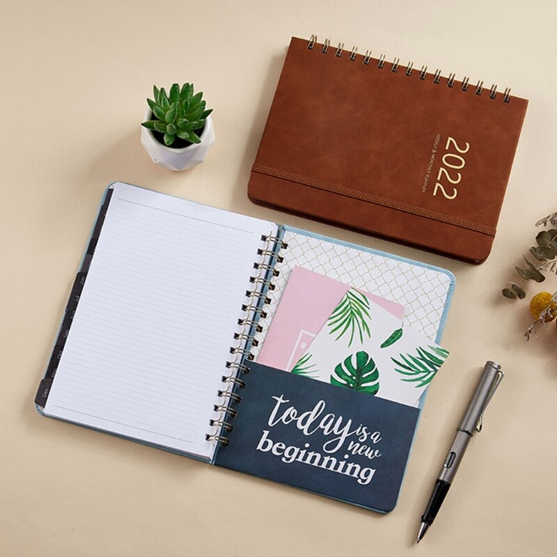 2022 Weekly Planner Notebook Journals Agenda Organizer Daily Plan Note Book Schedule Notepad Stationery School Supplies